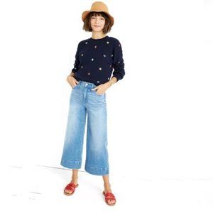 Madewell Wide Leg Cropped Jeans Sz25